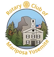 Rotary Club of Mariposa Yosemite logo.
